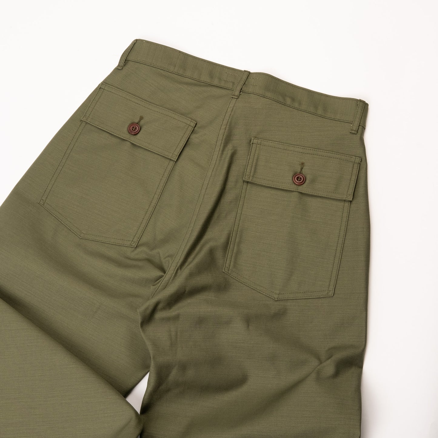 FATIGUES IN OLIVE SATEEN