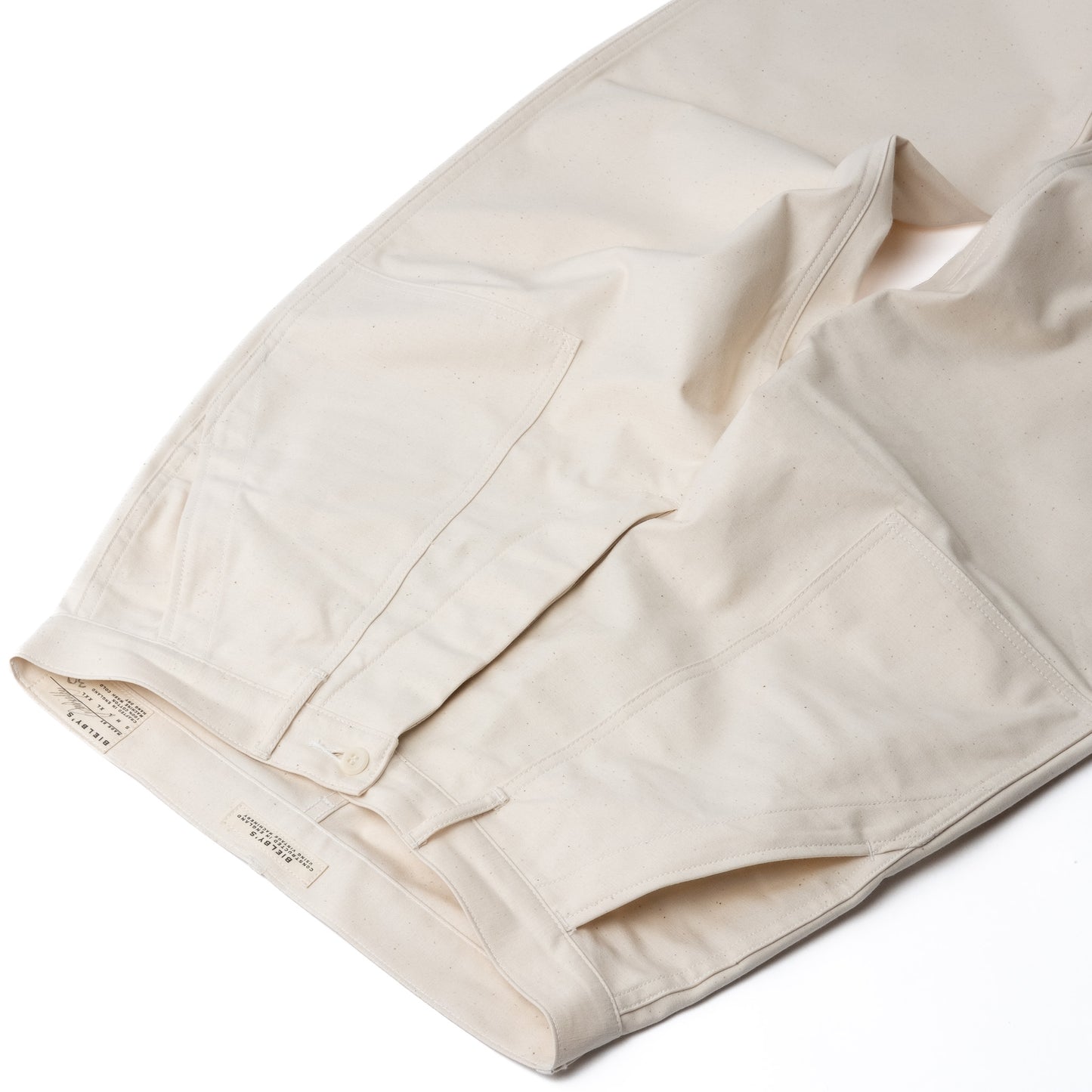 FATIGUES IN ECRU SATEEN