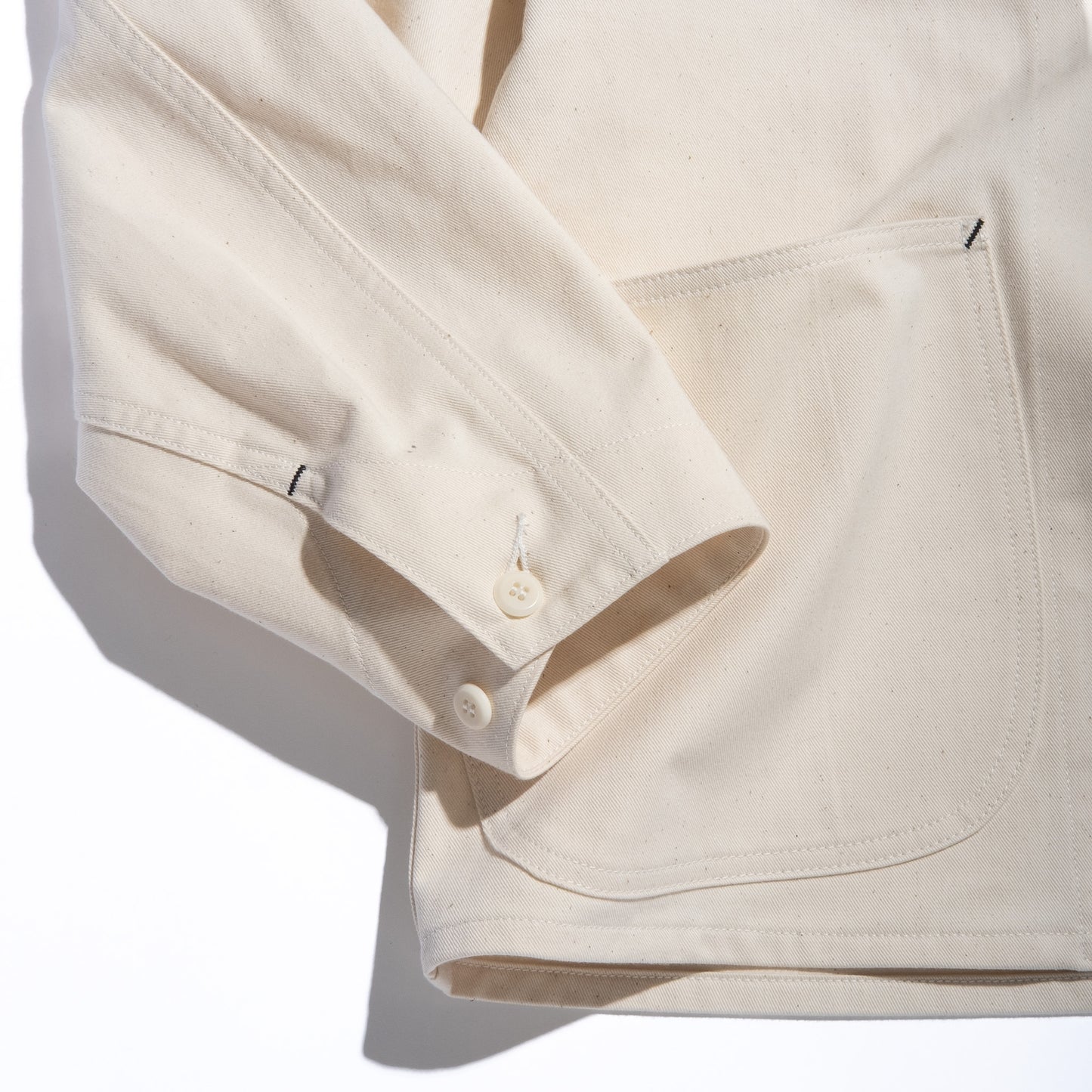 COVERALL IN ECRU TWILL