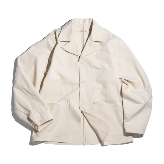 COVERALL IN ECRU TWILL