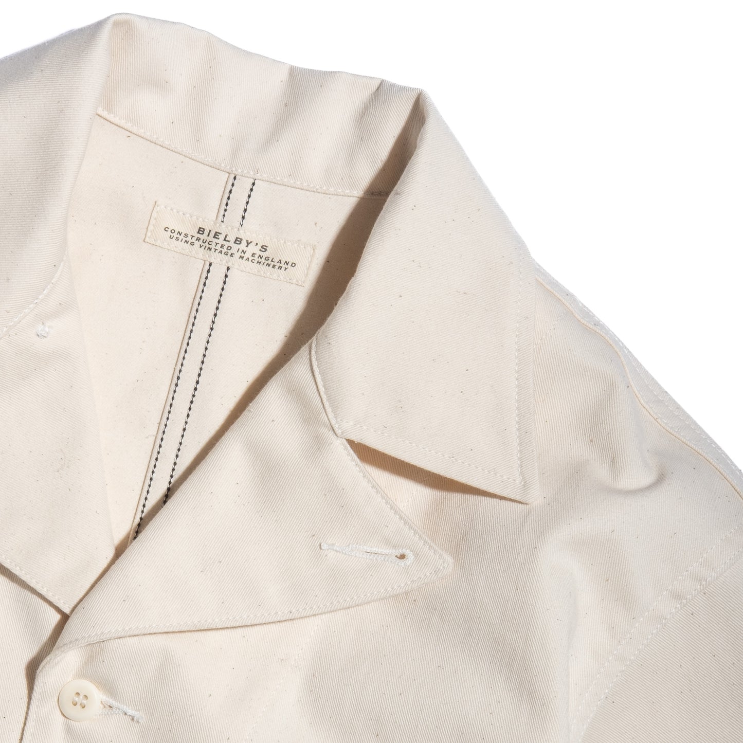 COVERALL IN ECRU TWILL