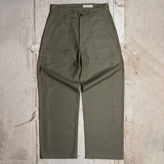 FATIGUES IN OLIVE SATEEN