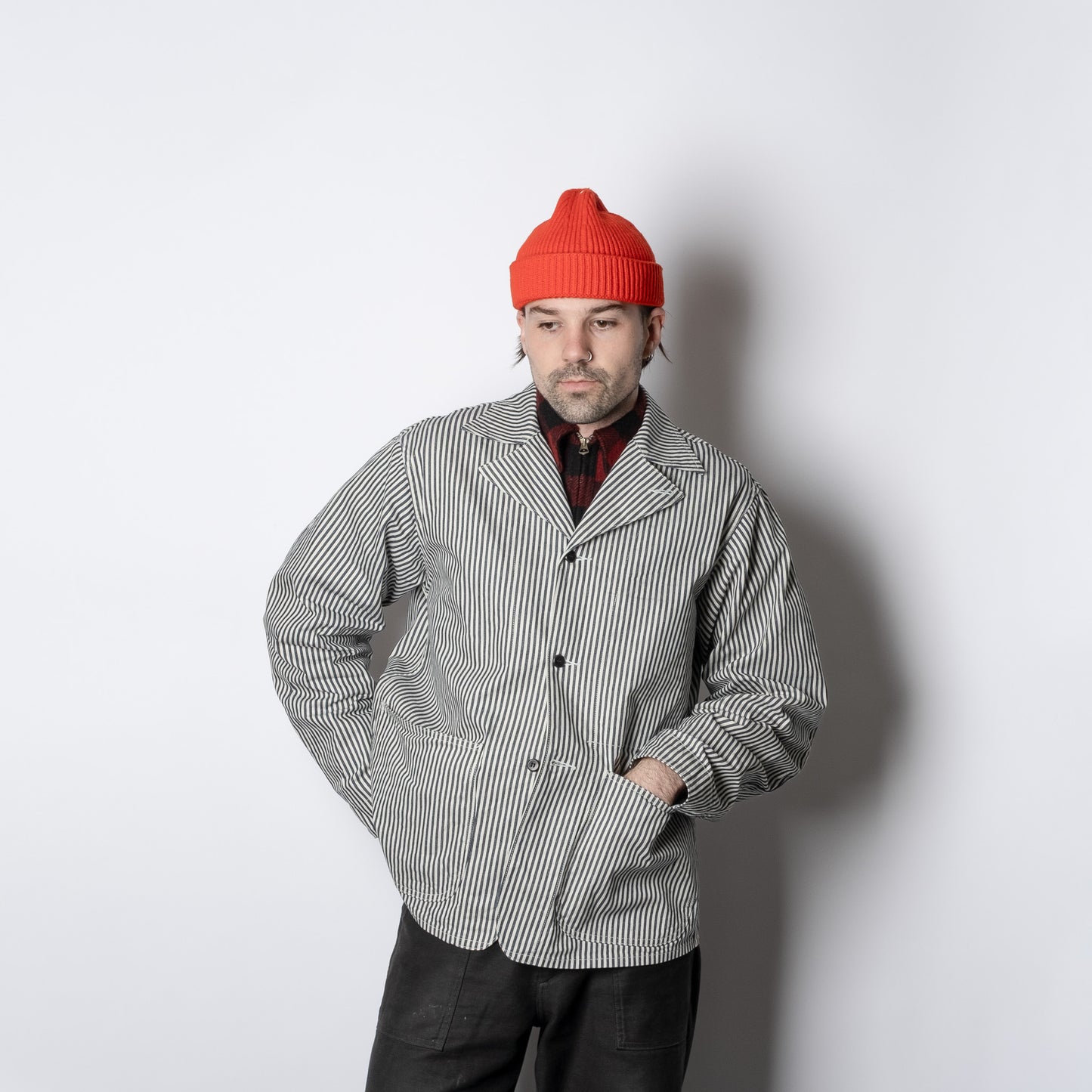 COVERALL IN HICKORY TWILL (PRE-ORDER)