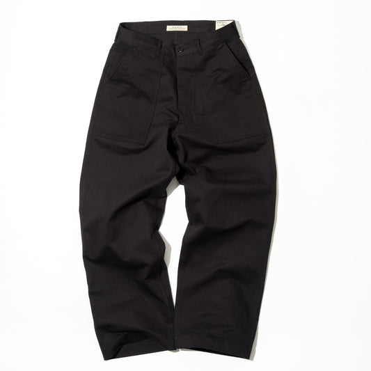 FATIGUES IN INKY BLACK TWILL (PRE-ORDER)