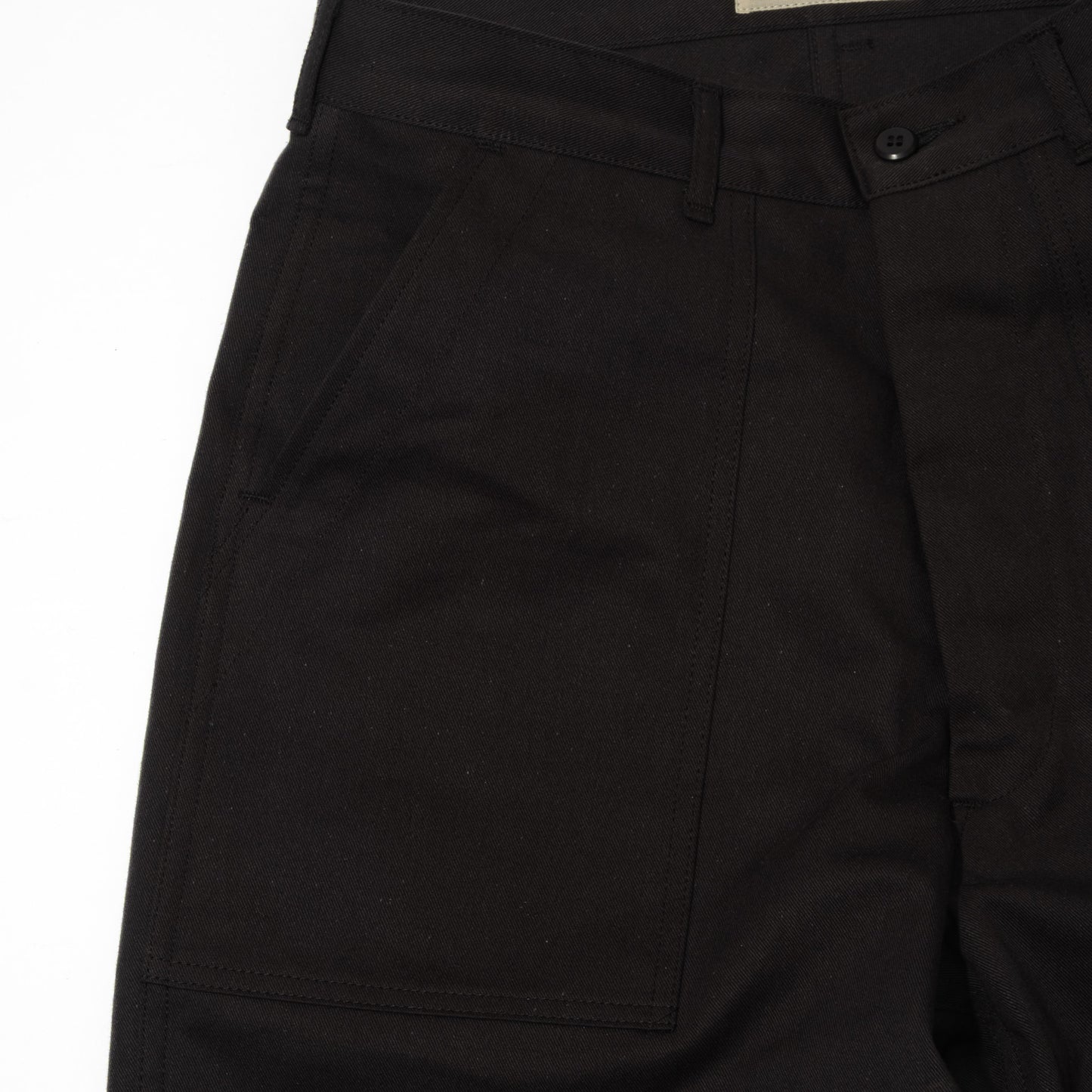 FATIGUES IN INKY BLACK TWILL (PRE-ORDER)