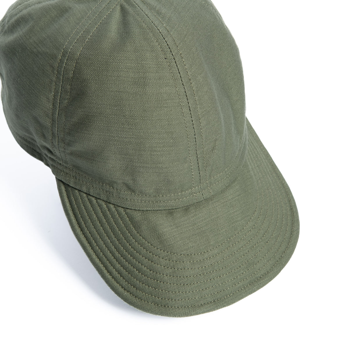 MECHANICS CAP OLIVE SATEEN
