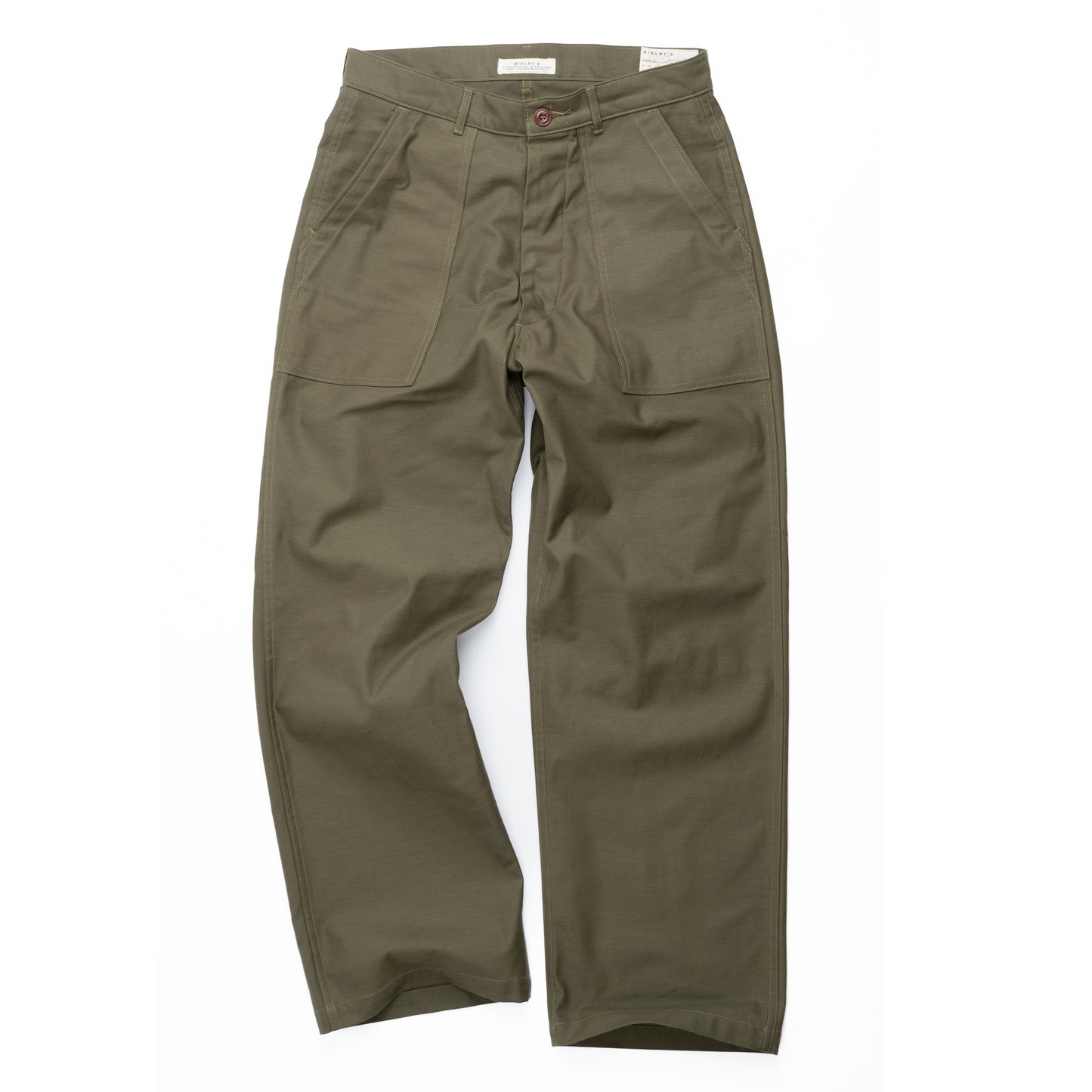 FATIGUES IN OLIVE SATEEN