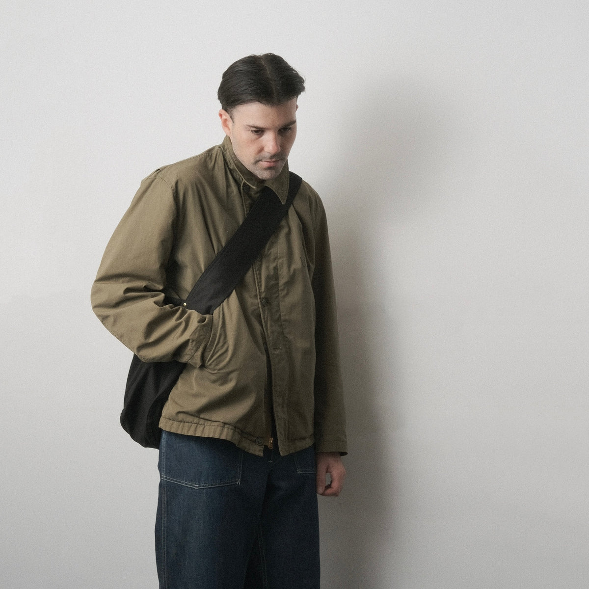 BRITISH TWILL PAPERBOY BAG (MADE TO ORDER)
